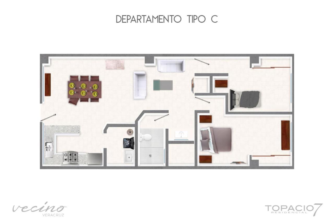 Topacio7 Residencial 博卡德尔里奥 外观 照片